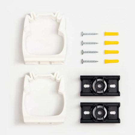 Toolflex One-size-fits-all, Click-n-go Tool Holder with Wall Adapter, White, 2PK TF2-3